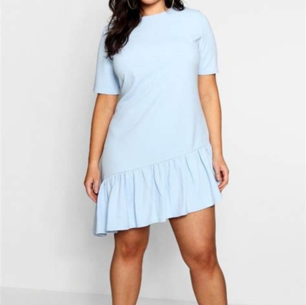 Asymmetric Hem shift dress